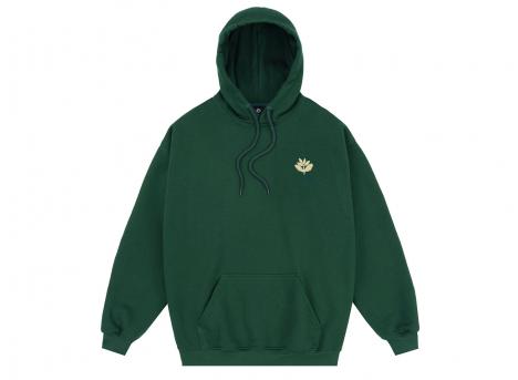 Magenta Mountains Hoodie Green