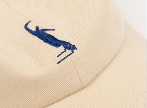Magenta PWS Dad Hat Beige