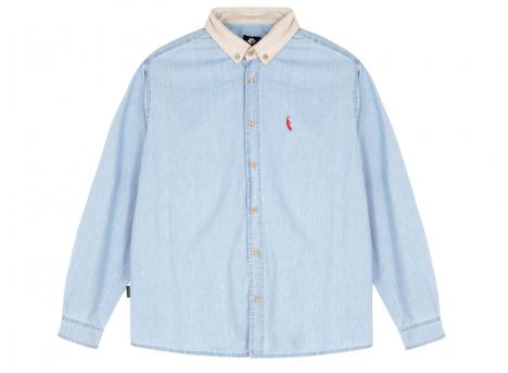 Magenta PWS Shirt Washed Denim