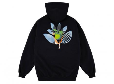 Magenta Pomme Hoodie Black