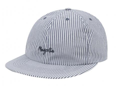 Magenta Seersucker Hat Striped