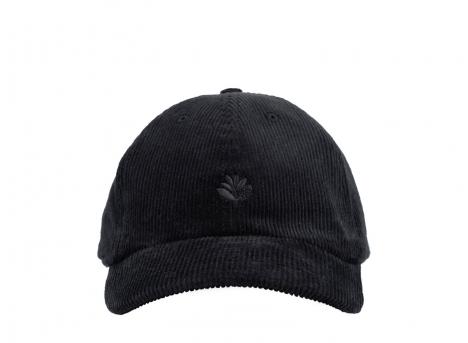 Magenta Tonal Cord Dad Hat Black