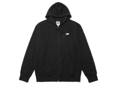 New Balance Sport Essential Fleece Zipped Hoodie Black MJ41501