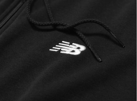 New Balance Sport Essential Fleece Zipped Hoodie Black MJ41501