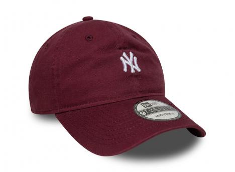 New Era 9TWENTY New York Yankees MLB Mini Logo Dark Red 60691337