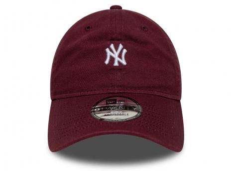New Era 9TWENTY New York Yankees MLB Mini Logo Dark Red 60691337