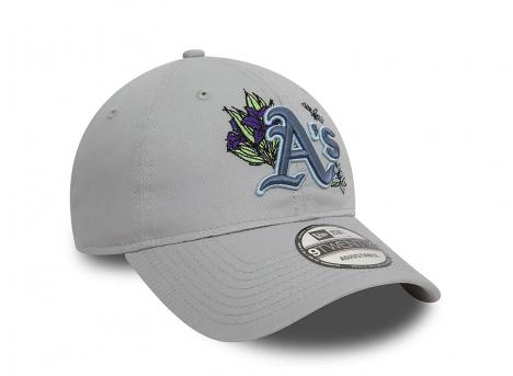 New Era 9TWENTY Oakland Athletics MLB Floral Grey 60503562