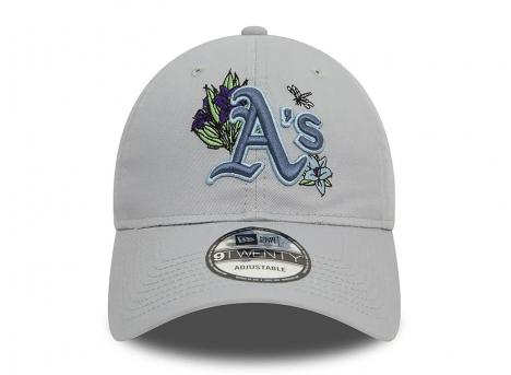 New Era 9TWENTY Oakland Athletics MLB Floral Grey 60503562