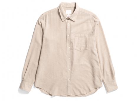 Norse Projects Algot Relaxed Wool Shirt Ecru