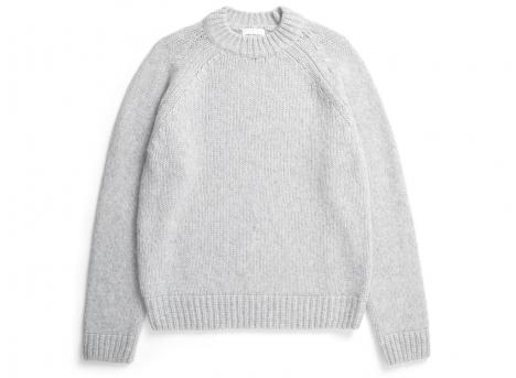 Norse Projects Birger Wool Raglan Light Grey Melange