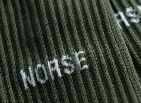 Norse Projects Bjarki Logo Forest Green