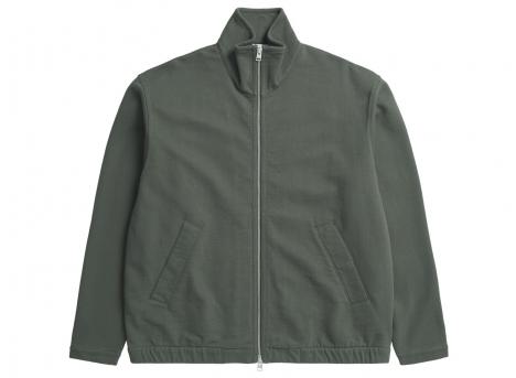 Norse Projects Bjorn Relaxed Organic Loopback Track Jacket Black Olive