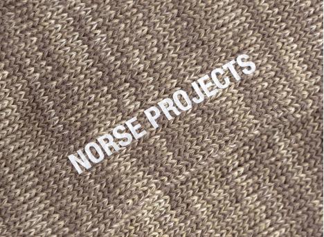 Norse Projects Bykle Heavy Cotton Twist Sock Vetiver