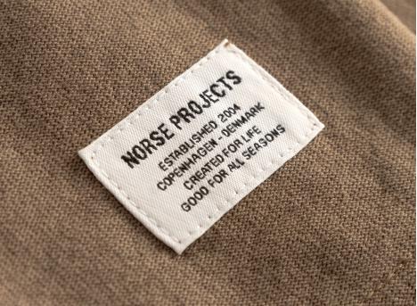 Norse Projects Elmelunde Organic Dry Cotton GMD Tshirt Walnut