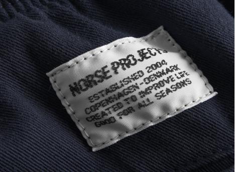 Norse Projects Ezra Relaxed Organic Stretch Twill Short Dark Navy
