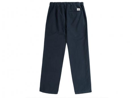 Norse Projects Ezra Relaxed Cotton Linen Trouser Dark Navy