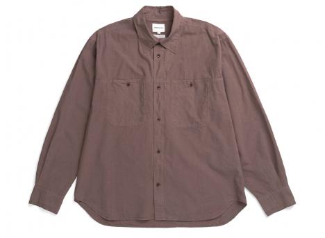 Norse Projects Falster Tencel Oversize Shirt Peppercorn