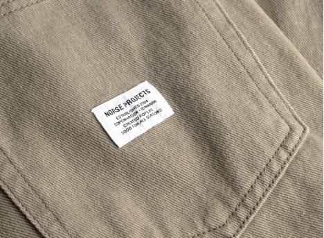 Norse Projects Korshavn Relaxed 5 Pocket Resist Dyed Twill Vetiver