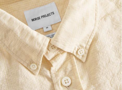 Norse Projects Mo Oversized Check Shirt Oatmeal