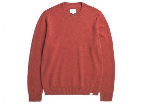 Norse Projects Norse Standard Merino Lambswool Sweater Brick