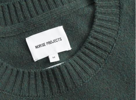 Norse Projects Norse Standard Merino Lambswool Sweater Forrest