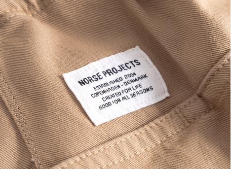 Norse Projects Trysil Regular Organic Stretch Twill Short Utility Khaki