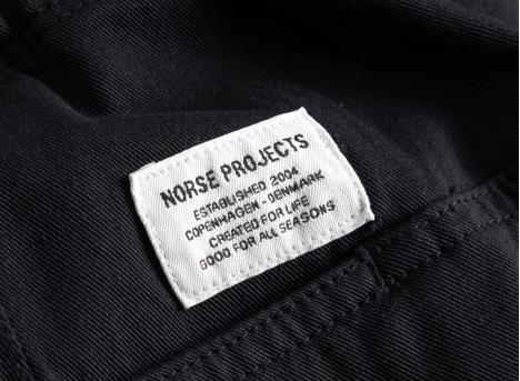 Norse Projects Trysil Regular Organic Stretch Twill Trouser Black