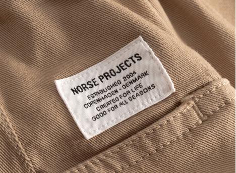 Norse Projects Trysil Regular Organic Stretch Twill Trouser Utility Khaki
