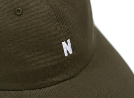 Norse Projects Twill Sports Cap Beech Green