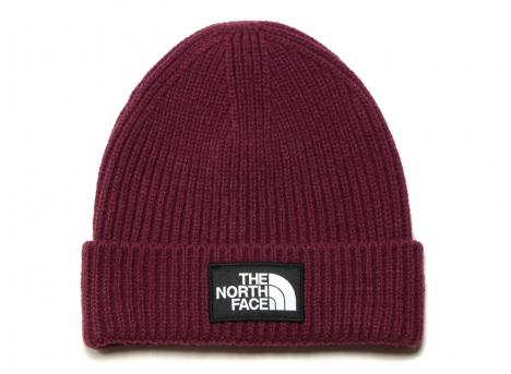 The North Face Logo Box Cuff Beanie Boysenberry