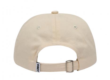 Obey 2 Tone Bold 6 Panel Strapback Unbleached / Multi 100580411