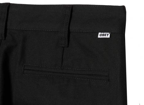 Obey Armel Pleated Pant Black 142020261