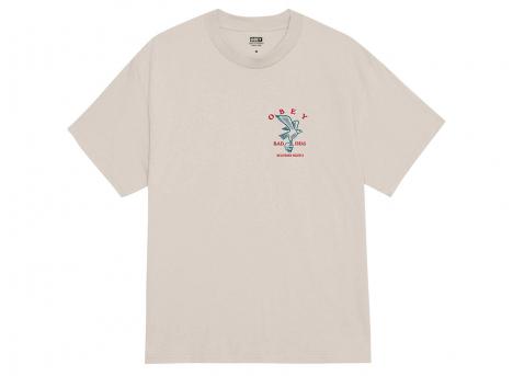 Obey Bad Ideas Eagle Tee Silver Grey 165264268