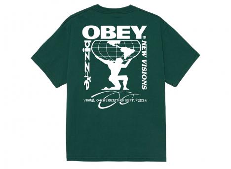 Obey Bizarre New Visions Tee Rain Forest 165264057