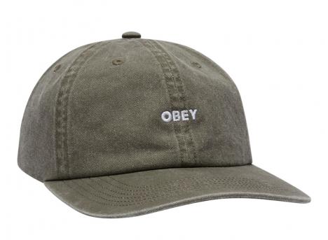 Obey Bold 6 Panel Strapback Pigment Olive 100580410