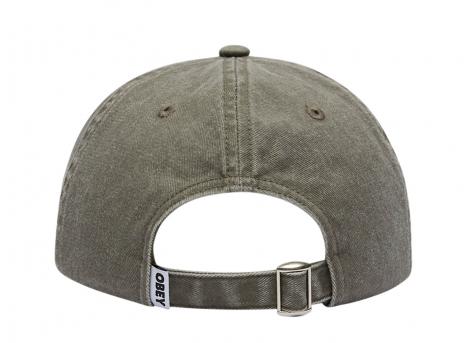 Obey Bold 6 Panel Strapback Pigment Olive 100580410