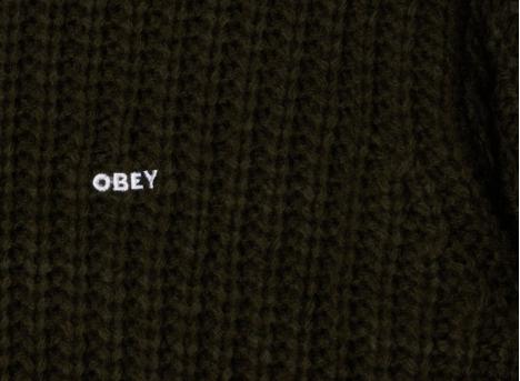 Obey Bold Chunky Sweater Rosin 151000108