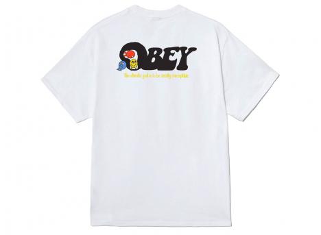 Obey Earth Drop Out Tee White 165264120