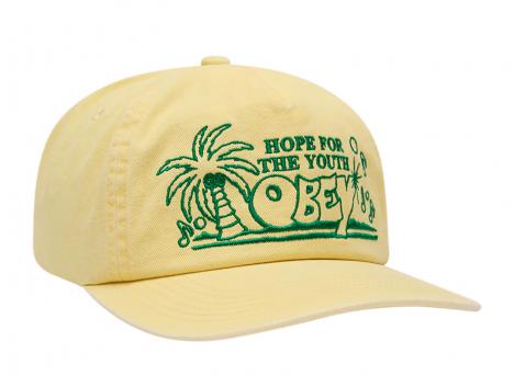 Obey Hope 5 Panel Pigment Yellow 100490135