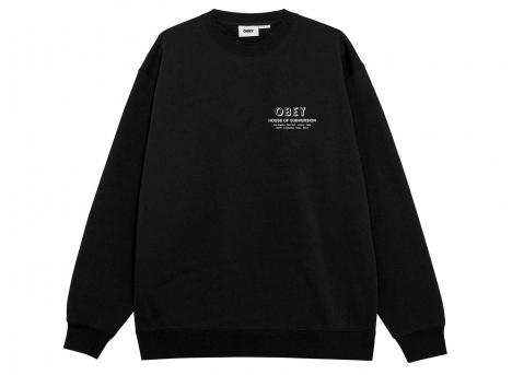 Obey House Of Subversion Crew Black 112864195