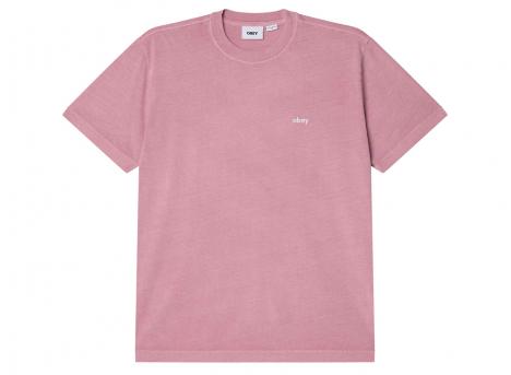 Obey Lowercase Pigment Tee Pigment Lilac 131080353