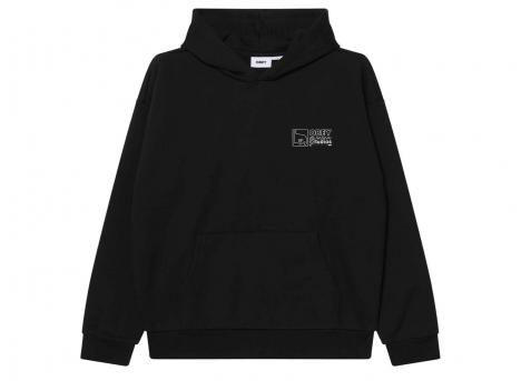 Obey Nico Extra Heavy Hood Black 112470255