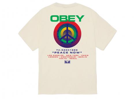 Obey Peace Target Tee Cream 165264093