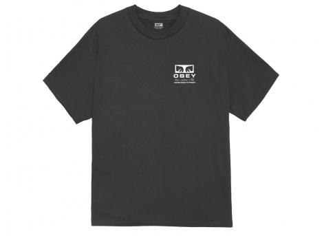 Obey Permission Tshirt Vintage Black 165264087