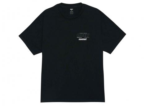 Obey Persistent Movement Tee Pigment True Vintage Black 167924207