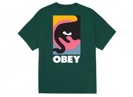 Obey Quarter Icon Tshirt Rainforest 165264193