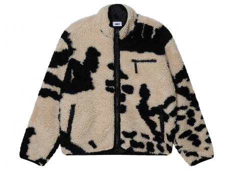 Obey Shaggy Sherpa Jacket Clay Multi 121800607