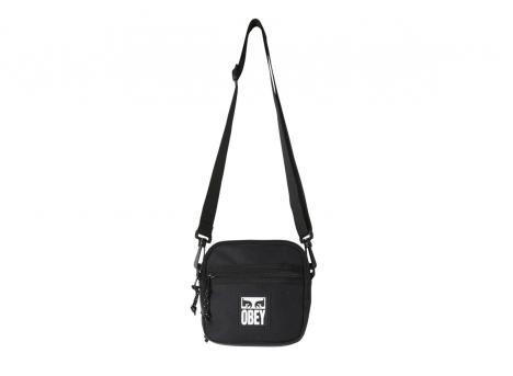 Obey Small Messenger Bag Black