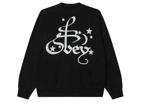Obey Spellbound Faded Crew Digital Black Faded Wash 112480167