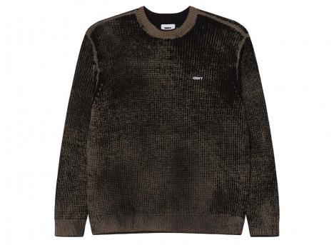 Obey Spray Effect Sweater Black Multi 151000109